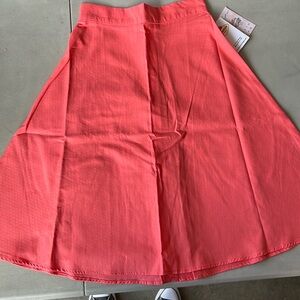 Heartbreaker A-line Coral Skirt
